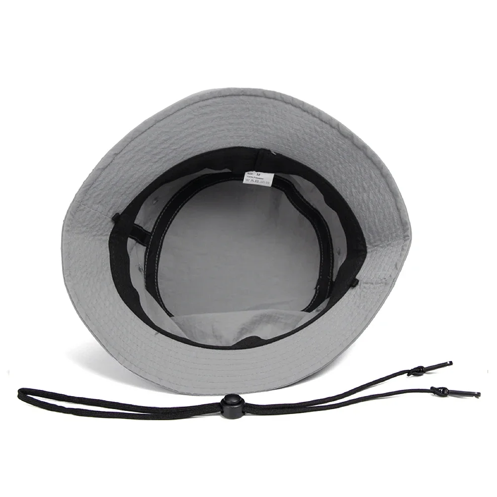 Waterproof Sun Hat Summer Outdoor Activities Bucket Hat Drawstring Hiking Fishing Sunbathing Camping Hat Multiple Size