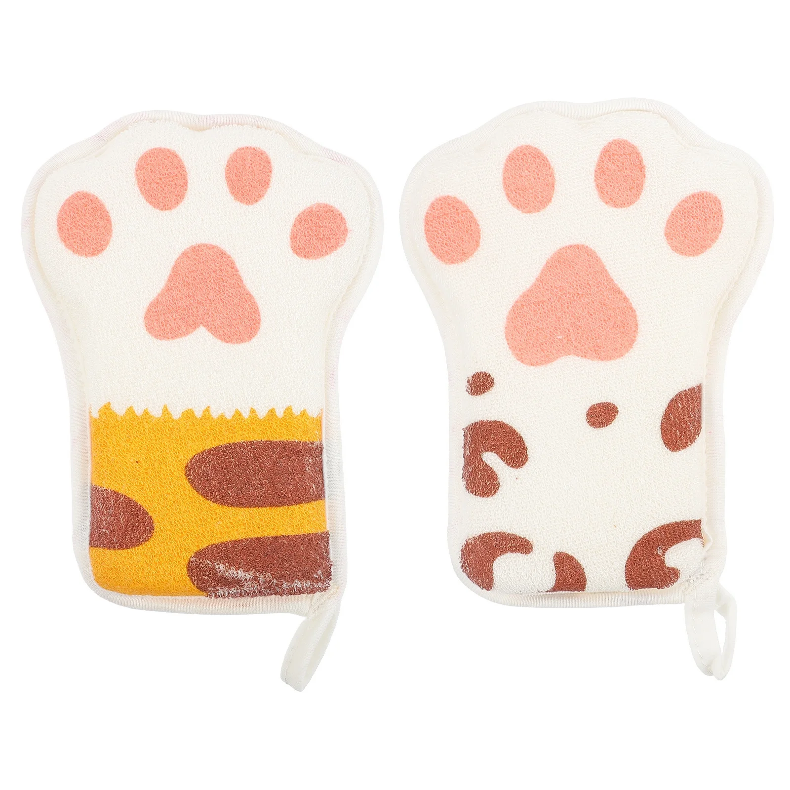 2 قطعة حمام الطفل الإسفنج منشفة استحمام الرضع رائعتين الكرتون الاطفال تنظيف منشفة للأطفال التقشير