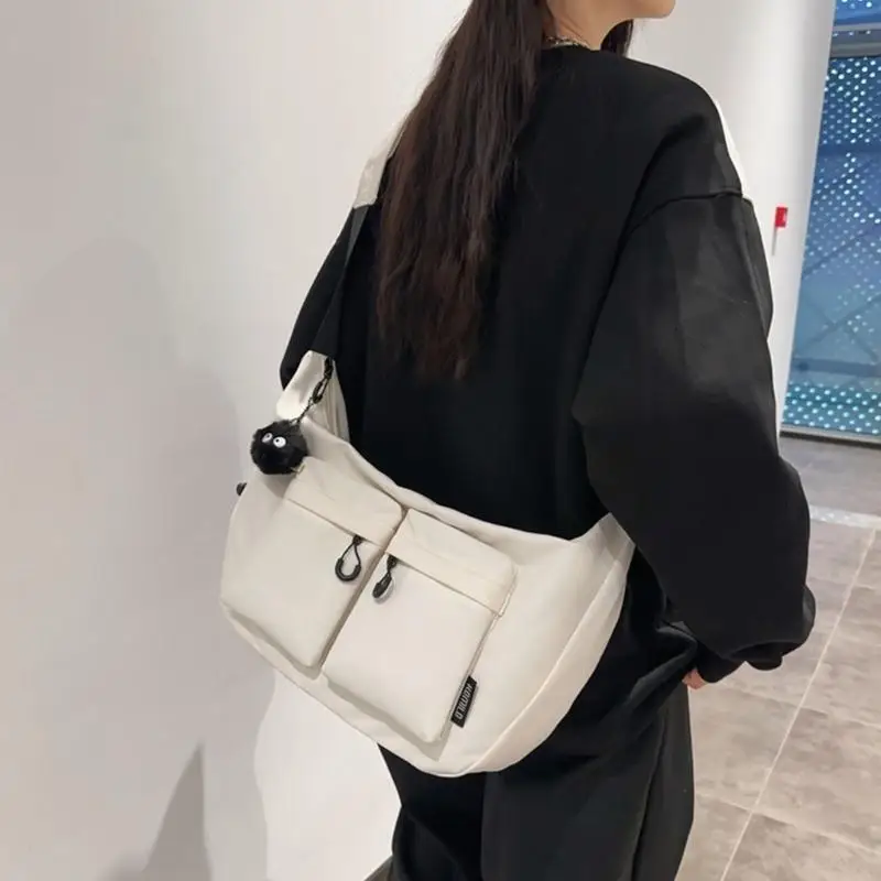 Practical Nylon Shoulder Bag Large Crossbody Bags For Daily Commute And School 547A