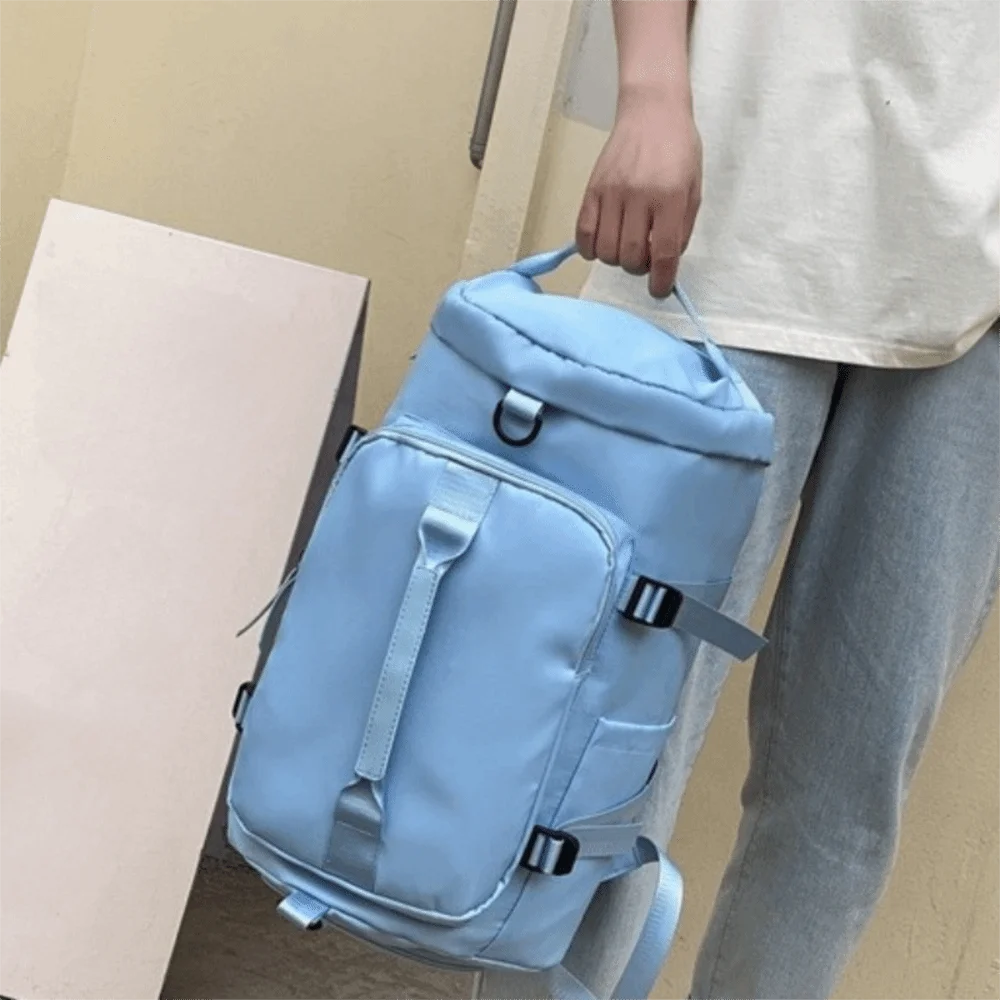 Multifunctional Travel Luggage Bag Large Capacity Handheld Sports Fitness Bag Dry Wet Separation Lightweight Travel Backpack