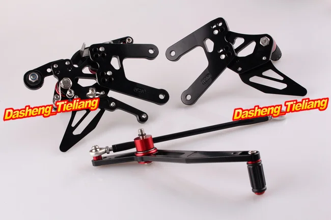 CNC Motorcycle Rearset Rear Set Foot Pegs For Yamaha YZF R6 2006 2007 2008 2008 2009 2010 2011 2012 2013 2014 2015 2016