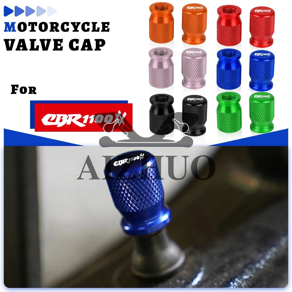 

FOR HONDA CBR1100XX CBR1100 XX BLACK BIRD 1997-2007 2006 Motorcycle Tire Valve Wheel Valve Air Port Cover Cap Accessories
