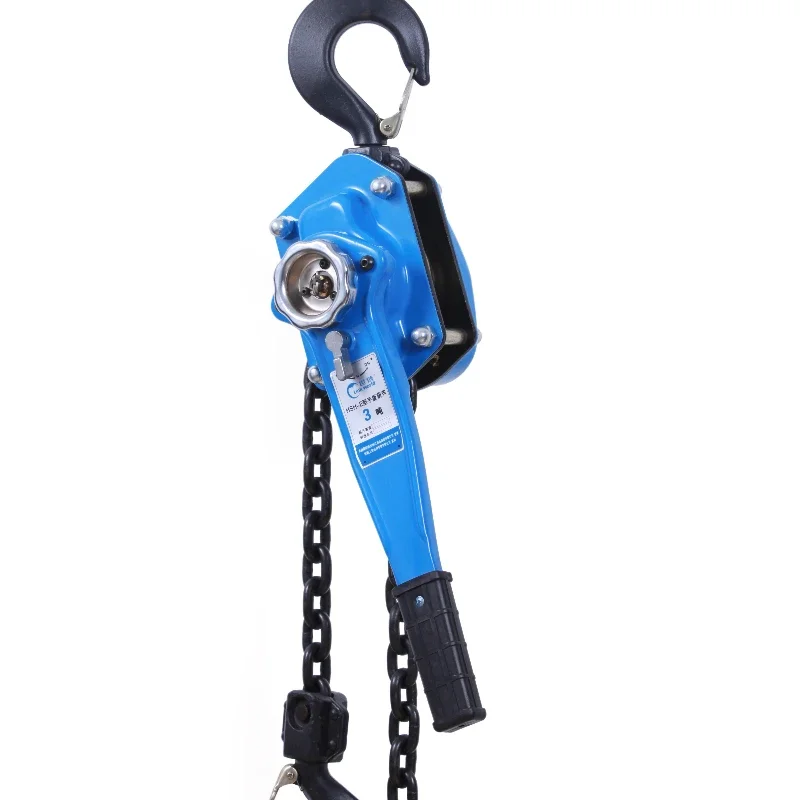 0.75 Tons/1T/1.5 Tons/2T Hand Hoist Tool for Lifting and Pulling with Manual Plate Tightener