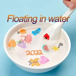 8/12 Farben Wasser schwimmende Stift magische Tinten stifte mit Löffel Pinsel Whiteboard Marker Suspension Kinder pädagogische Malerei Marker