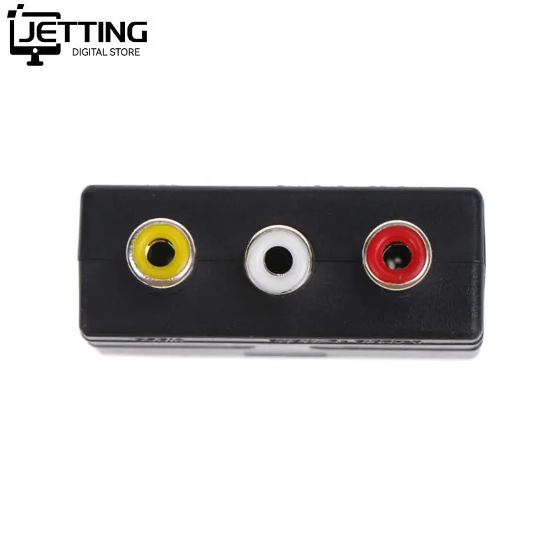 Scart Naar 3 Rca S-Video Adapter Composiet Rca Phono Adapter Converter Av Tv Audio Video Dvd Recorder tv Televisie Projector