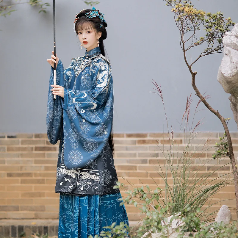 

Women Chinese Traditional Hanfu Cosplay Original Hanfu Female Tang-made Embroidery Clothing Female Stage Performance Clothing