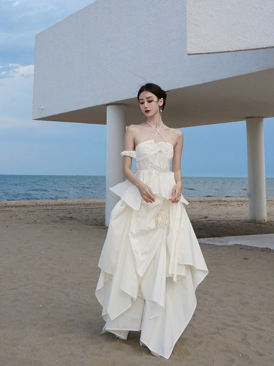 

ONMOON оригинальный дизайн, новый летний жилет с бретельками, сложенный подол, топ-труба, женская хлопковая однотонная верхняя одежда, топ