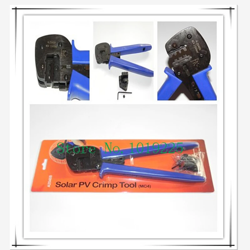 LEADER SOLAR SOLAR Wire Wrimping Tool for Solar Cable 2.5/4/6mm2 PV Wire Crimpier Crimping Pliers for DIY Solar Power System