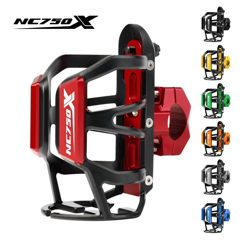 

Motorcycle Water Bottle Cage Drink Cup Holder Mount Accessories For HONDA NC750X NC 750X NC750 X 2014-2020 2021-2023