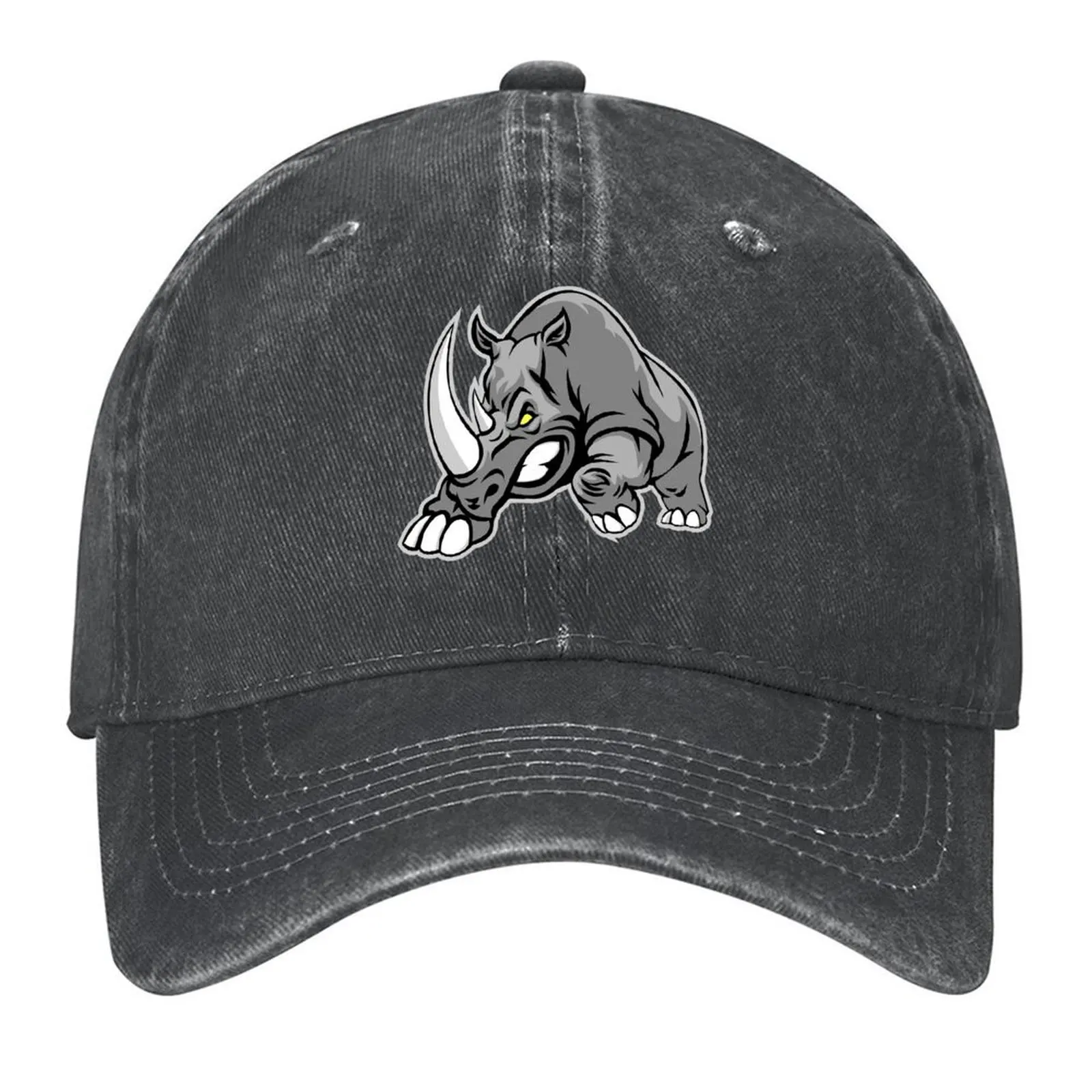 

Charging Rhino Baseball Cap custom Hat sailor cap for men Hat Baseball Cap Golf Women's Golf Clothing Men's