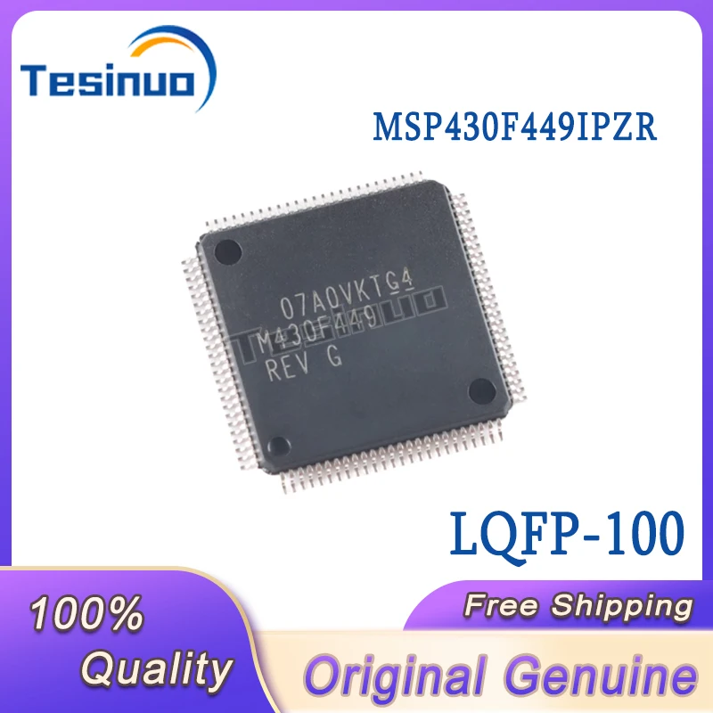 2/PCS New Original MSP430F449IPZR LQFP-100 16-bit Mixed Signal Microcontroller -MCU In Stock