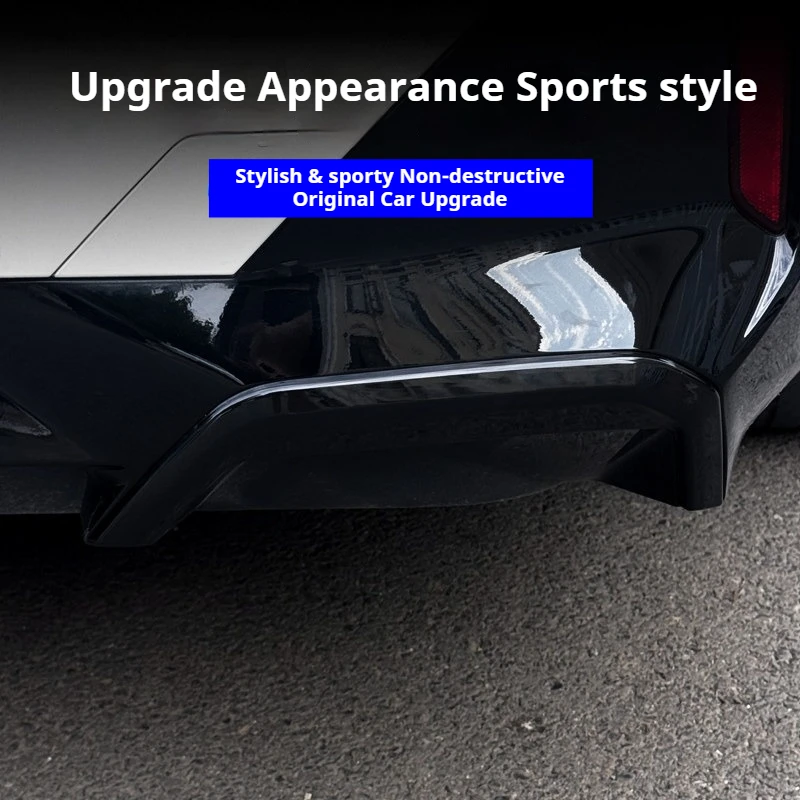 Bright black For BMW 5 Series i5 G60 2024-2026 ABS material Car Tail Throat Exhaust Muffler Pipe Cover Car Exterior Accessories