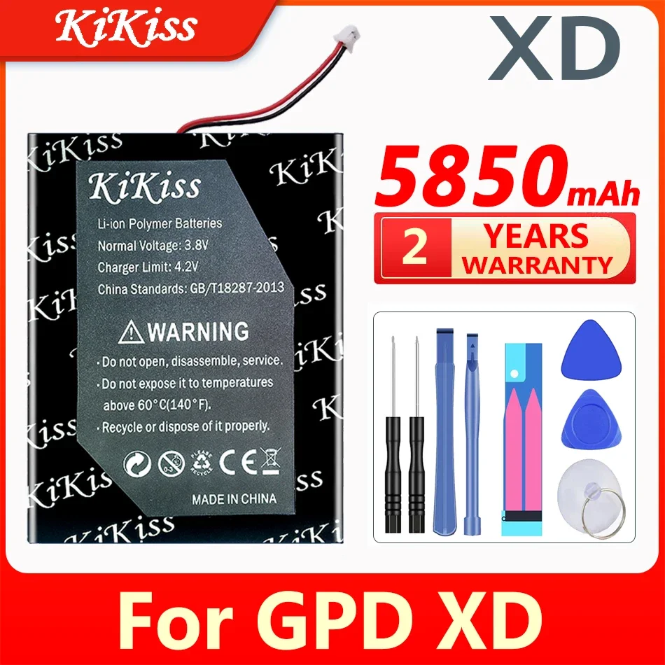 

KiKiss 5850mAh Battery for Gpd XD Plus XDPLUS , for Gpd XD Game Player Replacement Rechargeable Bateria