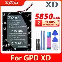 KiKiss 5850mAh Battery for Gpd XD Plus XDPLUS , for Gpd XD Game Player Replacement Rechargeable Bateria