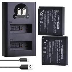 DMW-BLG10 Battery/ Fast Charger for Panasonic DMW-BLG10E BLE9 BLE9PP, DC-G100 ZS80 GX9 LX100 II ZS200,DMC-GF3 GX85 GF6 LX100K