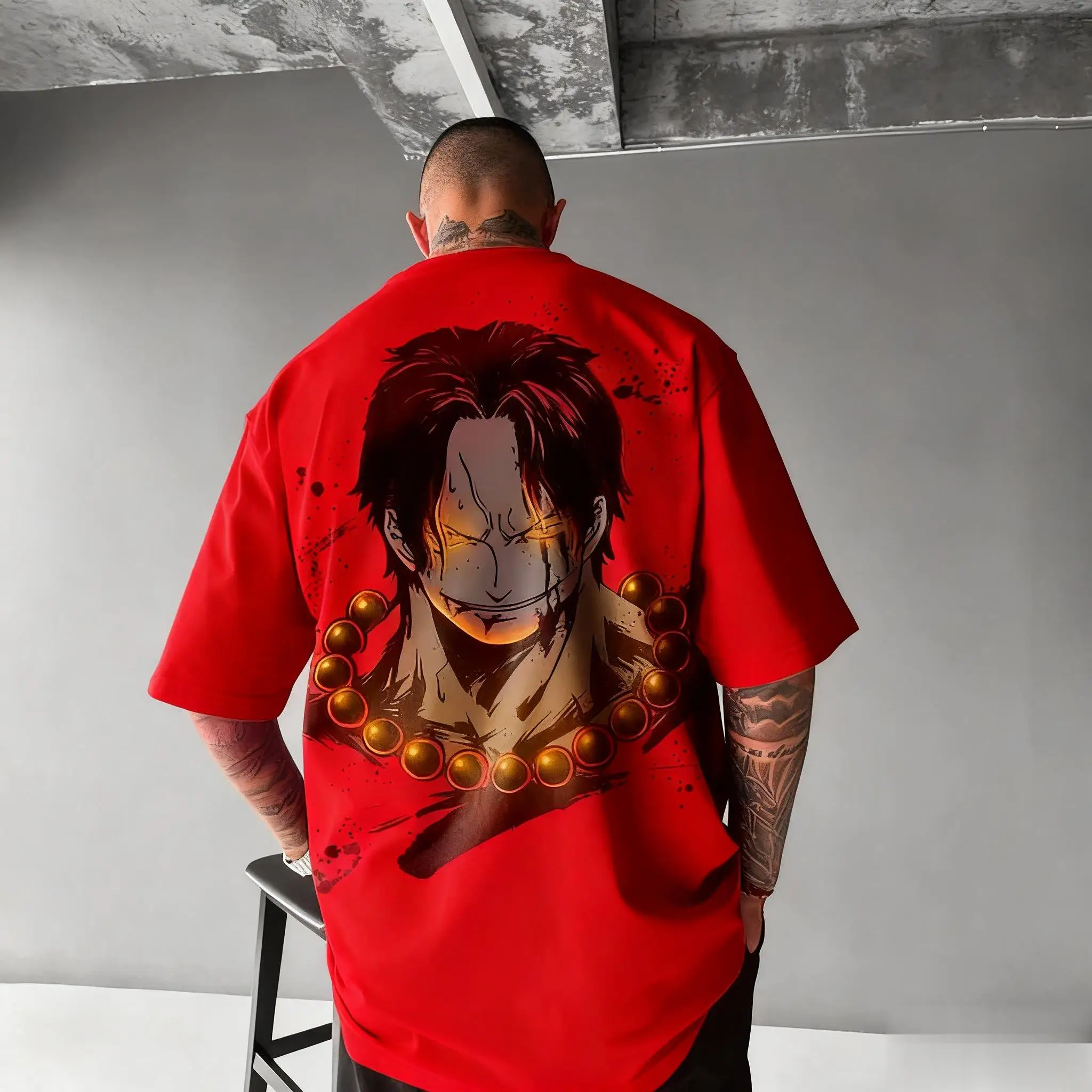 Nieuwe Zomer Mode Een Stuk Anime Print T-shirt Mannen Vrouwen Oversized Casual Korte Mouw Grafische Tee Tops Y2k Kleding Unisex