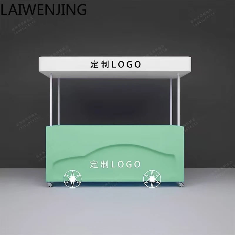 

HLZ exhibition hall exhibition creative float display stand creative cart