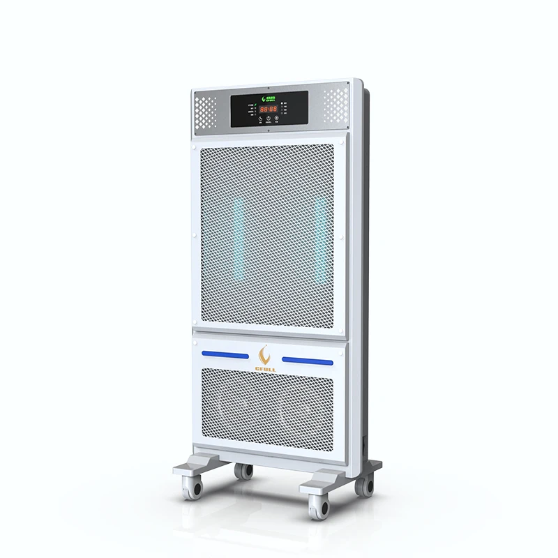 Hot Sale High-level HEPA & UV filter air purifier Mobile or Wall mounted air sterilizer