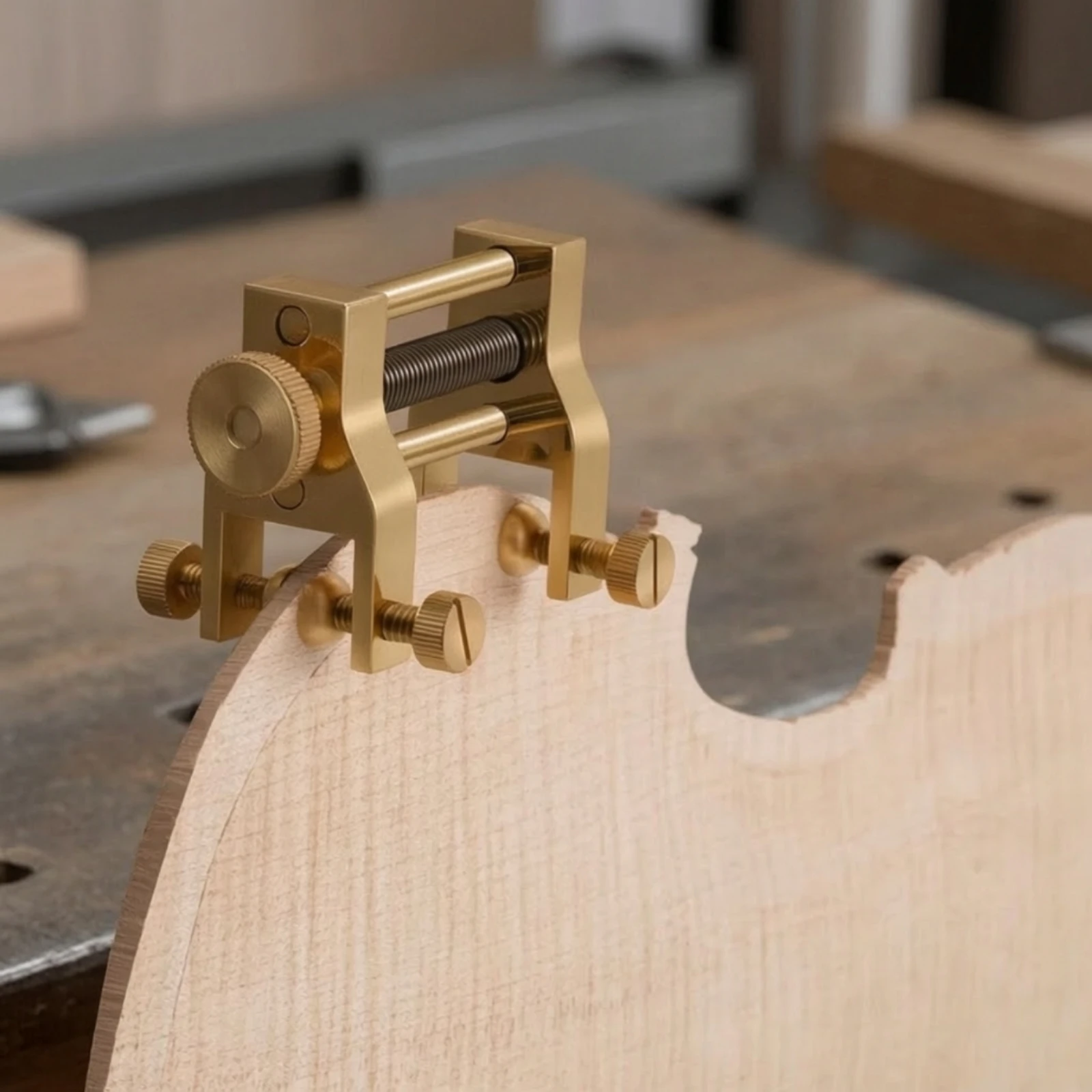 Violin Repair Clamp Precision Luthier Clamp Crack Repair Tool Non-Damaging Corrosion-Resistant for Luthiers, Workshop