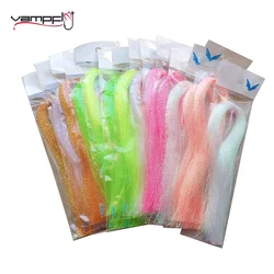 14pack Fly Tying Material UV Fluorescent Crystal Flashabou Krystal Tinsel Flash Saltwater Jig Tying