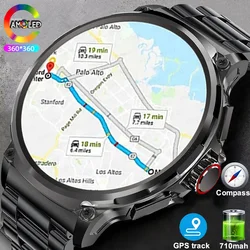 GPS Track Relógio Inteligente para Homens, 1.85 