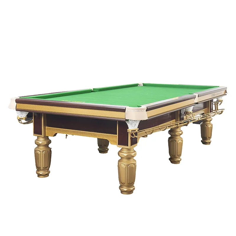 

Classic Standard Chinese Billiards Case Billiards Club Commercial Steel Garage Black Eight Billiards Table