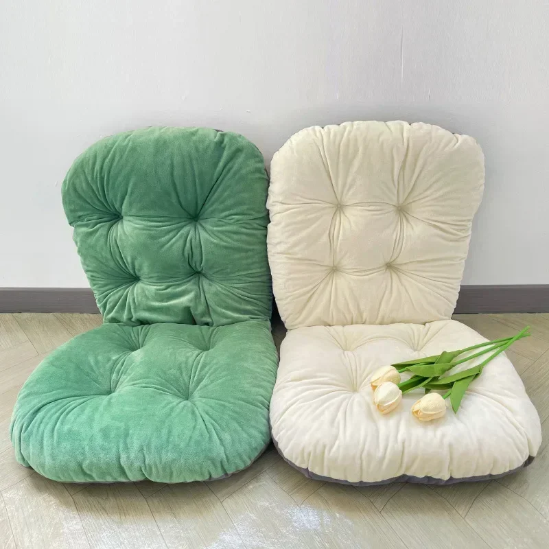 Thicken One-piece Cushion Office Sedentary Butt Mat Student Seat Back Cushions Waist Support Chair Backrest Mat Home Decoration