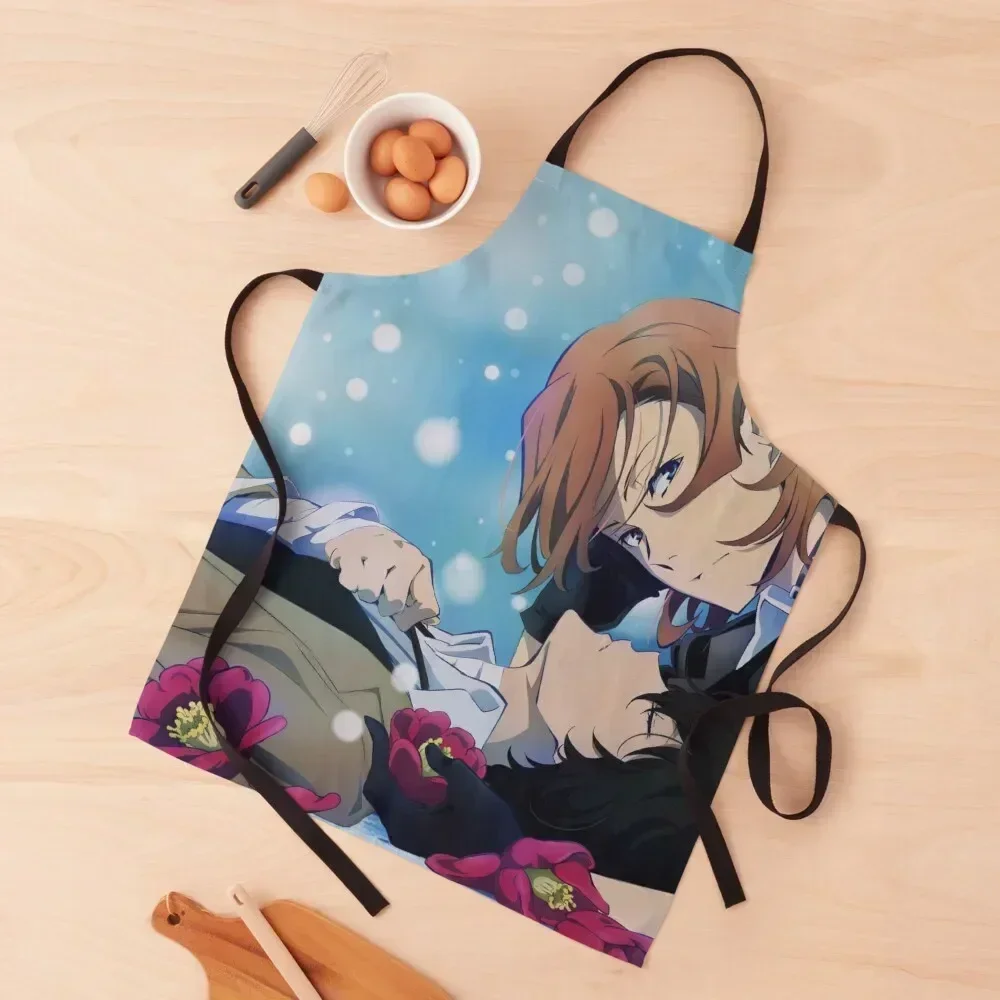 

Soukoku Apron Art Kitchen Front Customizable for home useful pieces Apron