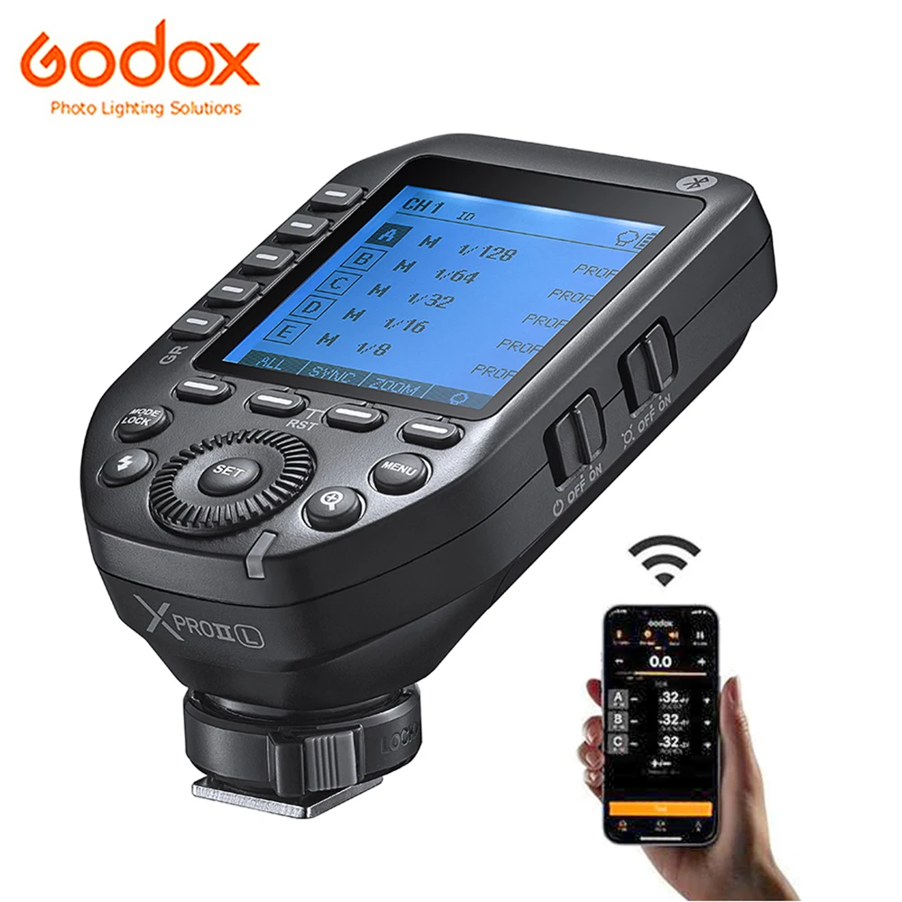 

Godox XPROII-L XPROII TTL HSS Transmitter 2.4G Wireless Flash Trigger XPRO II for Canon Nikon Sony Leica Olympus Fuji