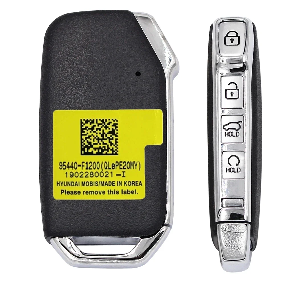 Oryginalny/Aftermarket Smart Prox Keyless Go pilot zdalnego sterowania 4 przyciski 433MHZ dla KIA Sportage 2019 2020 2021 P/N: 95440-F1200