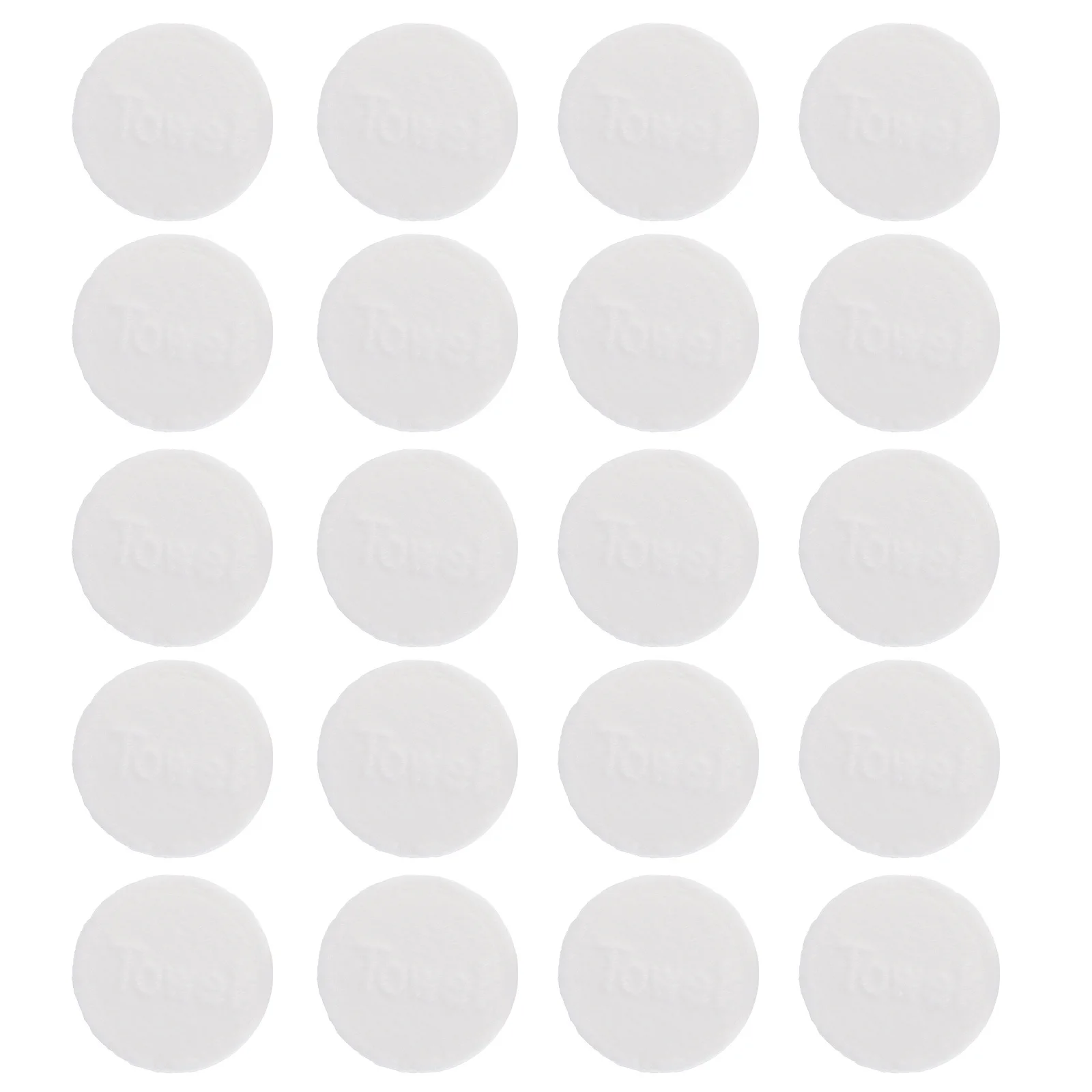 20 piezas hojas de máscara Facial comprimidas Diy hidratante bloqueo de agua toalla de viaje desechable no tejido máscara de belleza papel