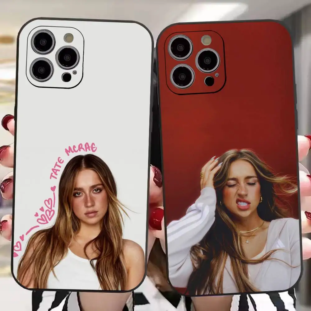 

Singer T-Tate McRae Popular Gift Phone Case Silicone Soft For IPhone 17 16 15 14 13 12 11 X XR Plus Pro Max Plus