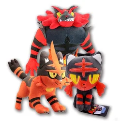 Pokemon Anime Figure Incineroar Litten Plush Toys Soft Torracat Stuffed Animals Cartoon Doll ChristmasToy Hobbies Baby Kid Gifts