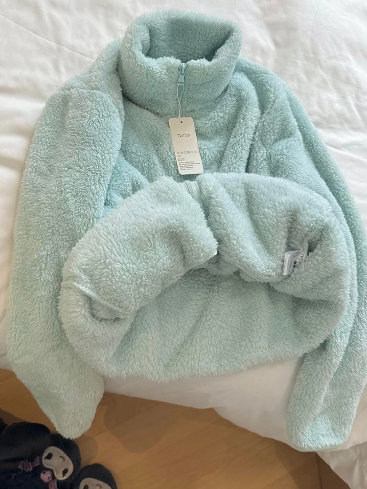 

Утепленная куртка из овечьего бархата для мужчин и женщин, осенне-зимняя, теплая, на флисовой подкладке, с внутренним слоем из хлопка, защищающая от холода