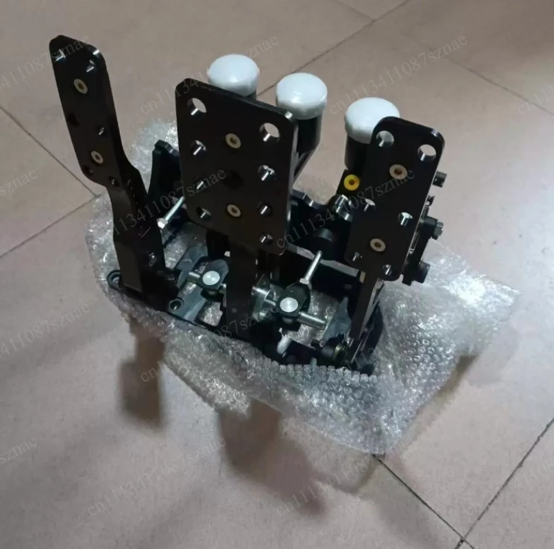 1pcs3-pedal Floor Mounted  Aluminum Brake Pedal Box kit New Style Racing Master cylinder pump Hydraulic Clutch Bias 1pcs