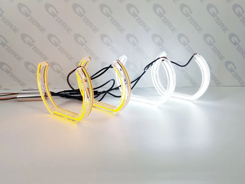 For BMW 3 Series F30 F31 F34 F35 F80 F81 M3 Pre LCI Ultra Bright Day Light Turn Signal DTM Style LED Angel Eyes Halo Rings