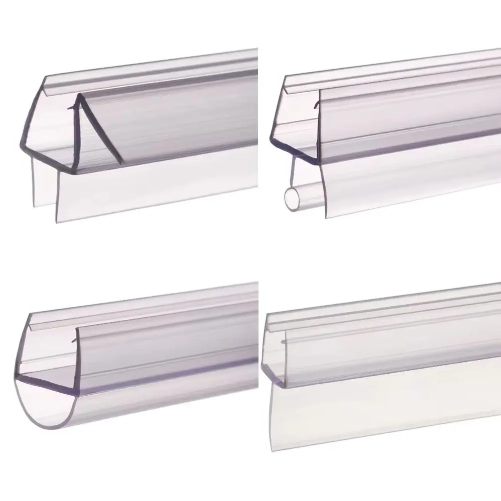 

Новые резиновые уплотнительные ленты 4-12 мм, перегородка для воды, уплотнитель для стеклянной двери, полезный бытовой портативный инструмент для уплотнения окон для ванной комнаты