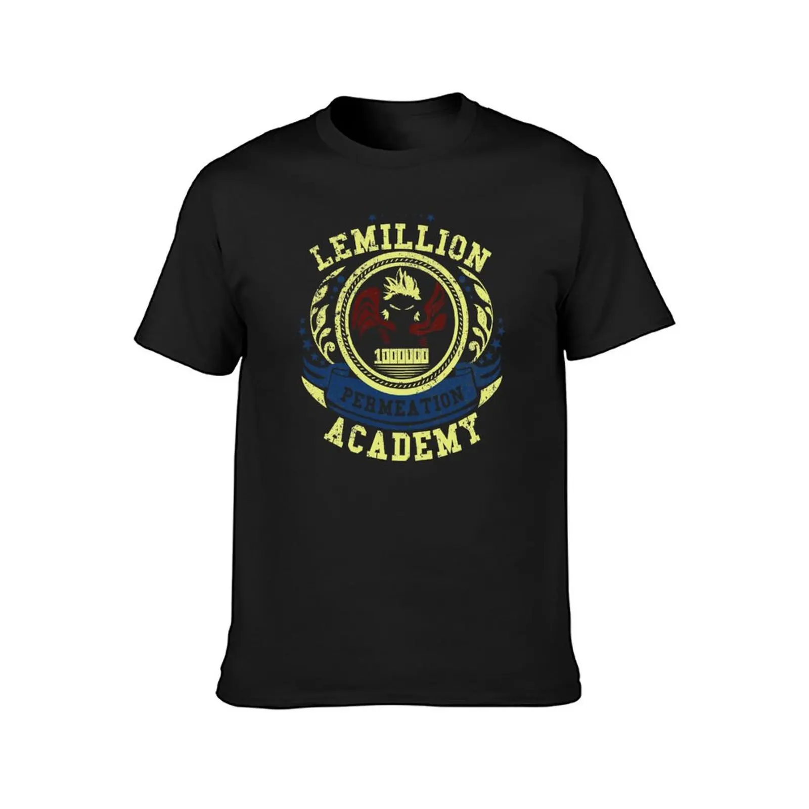 Lemillion Academy T-Shirt oversized kawaii clothes vintage vintage clothes mens graphic t-shirts funny