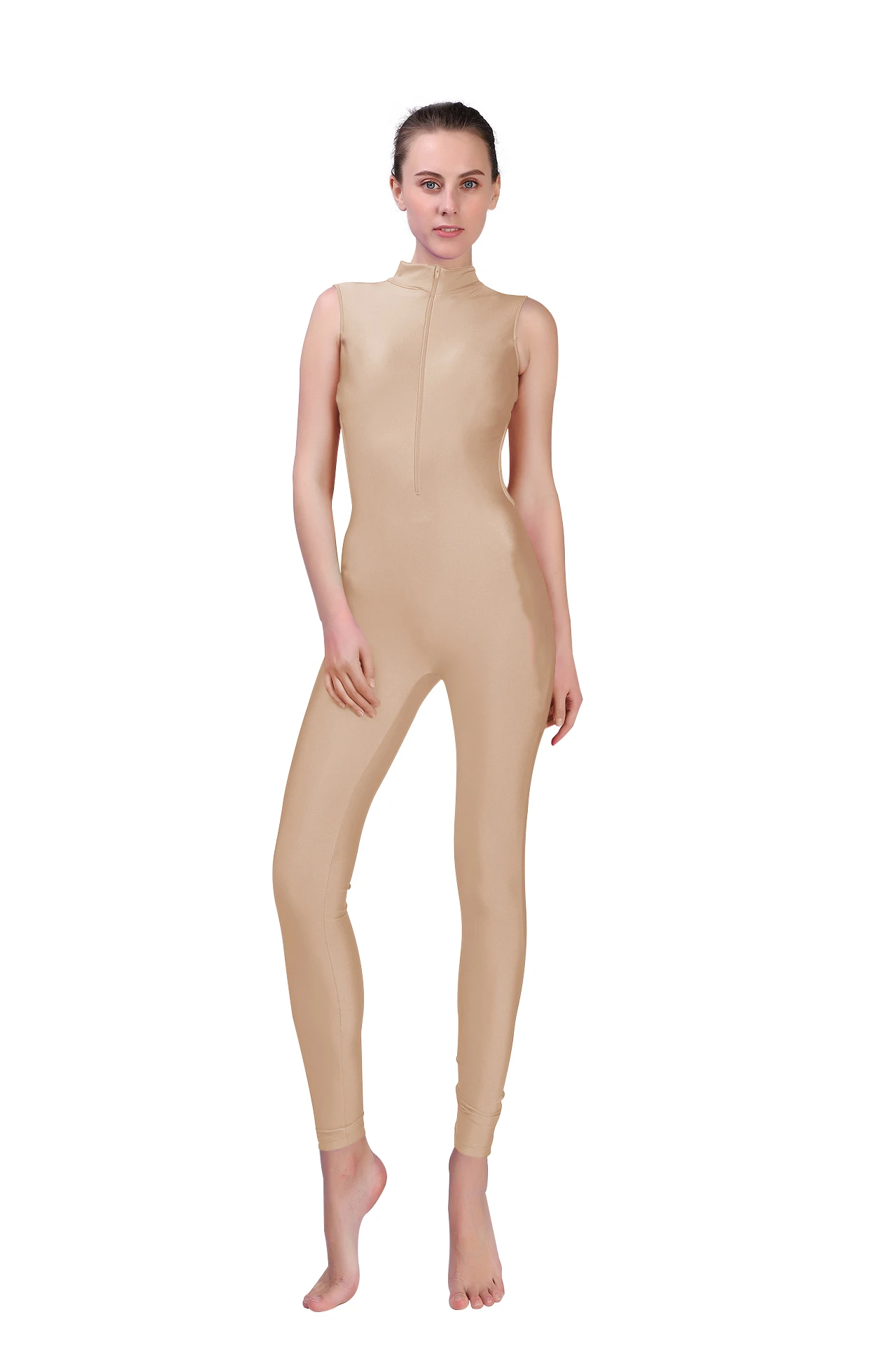 아오일리세이 여성용 퍼플 민소매 유니타드 남성용 스판덱스 발레 체조 유니타드 원피스 댄스 의상 성인용 점프수트