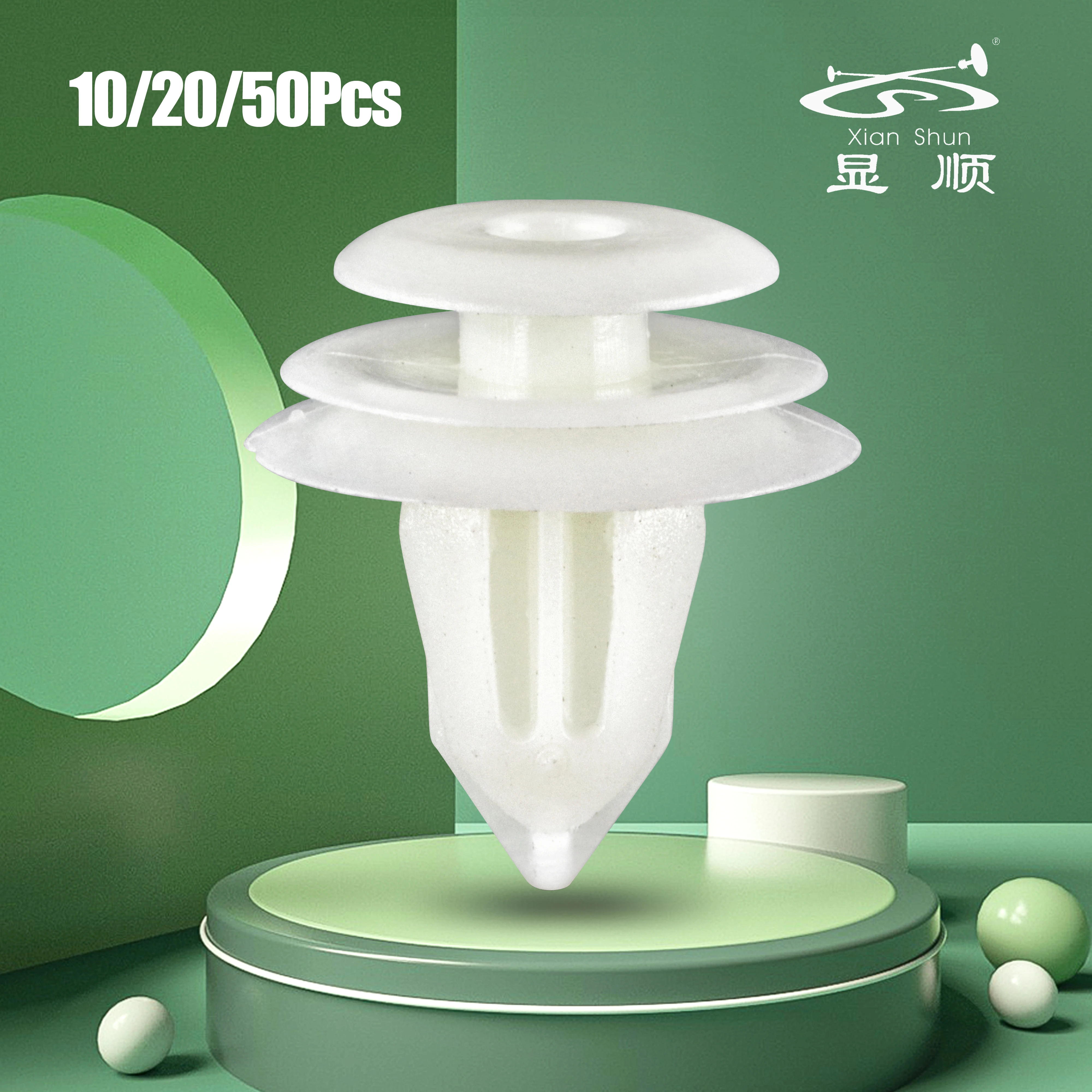 

10/20/50Pcs White POM Car Fastening Clips 9046710161 9046709206 6777135010 MU481245 94858299 9046709206 9046710188 101181300A