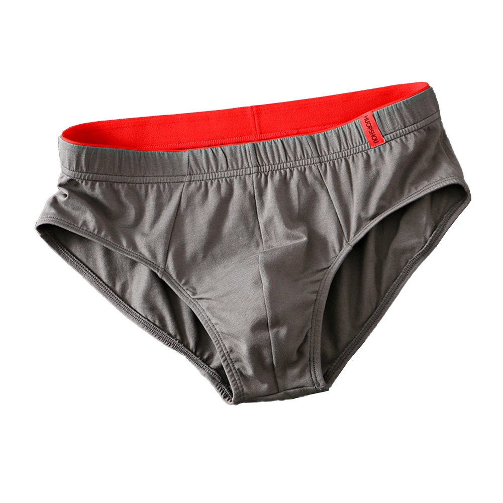 Männer Sommer sexy Unterwäsche Shorts atmungsaktive elastische Slips männliche Baumwolle niedrige Taille Höschen solide weiche Unterhose Badehose