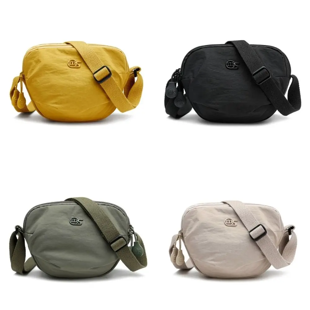 Fashion Long Strap Shoulder Bag Light Weight Multi-pocket Crossbody Bag Durable All-match Messenger Bag