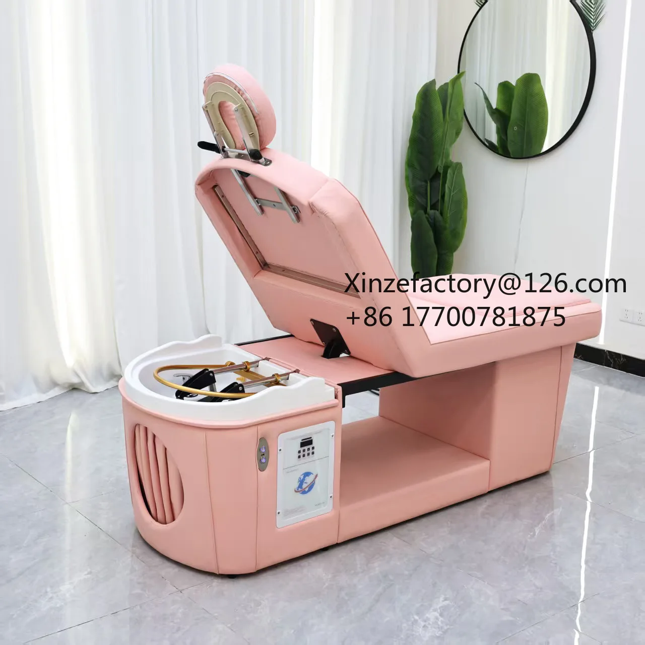 

Прямые поставки с завода: Электрическая парикмахерская кушетка 2026 года с подъемным механизмом, лучшая в своем классе, с постоянной температурой, циркуляцией воды, для терапии головы и ног