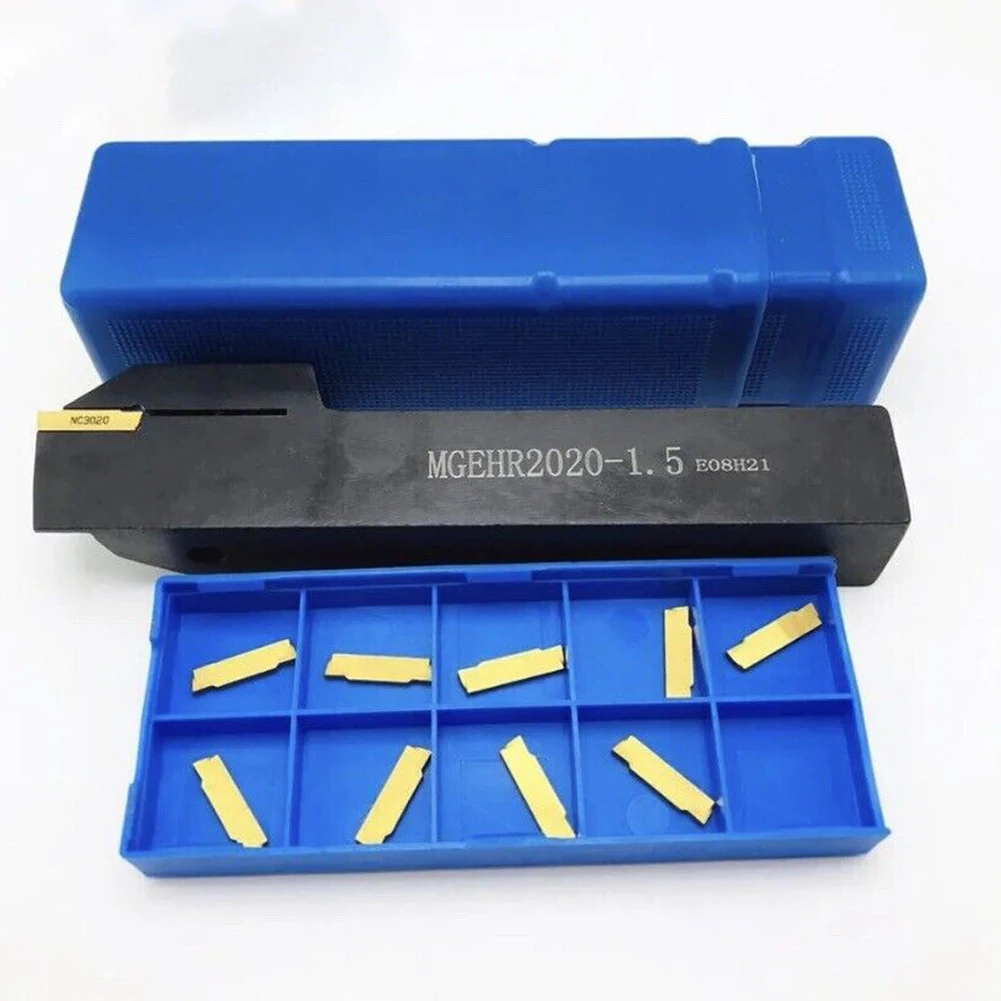 

3/4 "MGEHR2020-1,5" Держатель инструмента для обработки канавок токарного станка + вставка MGMN150-G Твердосплавные канавочные пластины Токарный станок Инструменты для обработки канавок