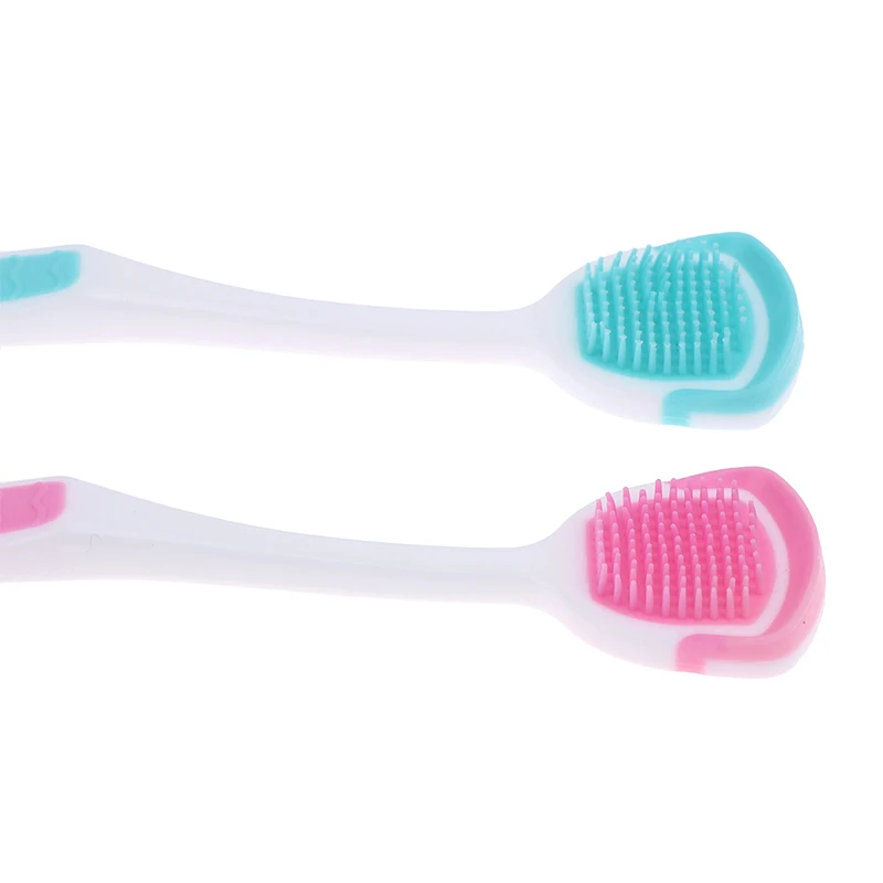 1/5 Stück Mundreiniger-Bürste, Zungenschaber, weiche Silikon-Zungenbürste, Zahnbürste für die Mundhygiene, für frischen Atem, Hygiene-Pflege-Tools – Detail 5