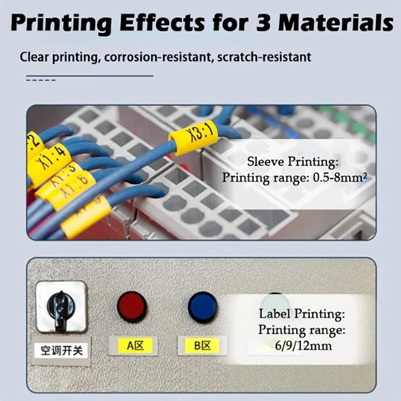 Picture 7: P800 Number Tube Printer Wire Number Machine PVC Sleeve Sticker Heat Shrink Tube  Automatic Multi-functional  Number Machine