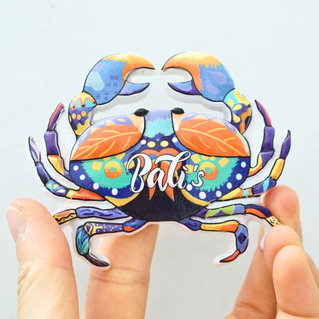 1Pc, Bali Refrigerator Magnet, Bali Scenery Refrigerator Magnet, Colorful Home Decoration, Photo Refrigerator Magnet,