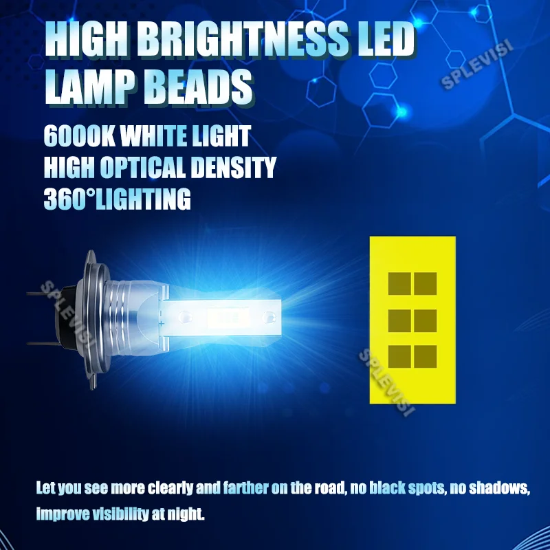 Experience the clarity of 4500LM with an easy H7 swap For Land Rover Freelander 2 2006 2007 2008 2009 2010 2011 2012 2013 2014