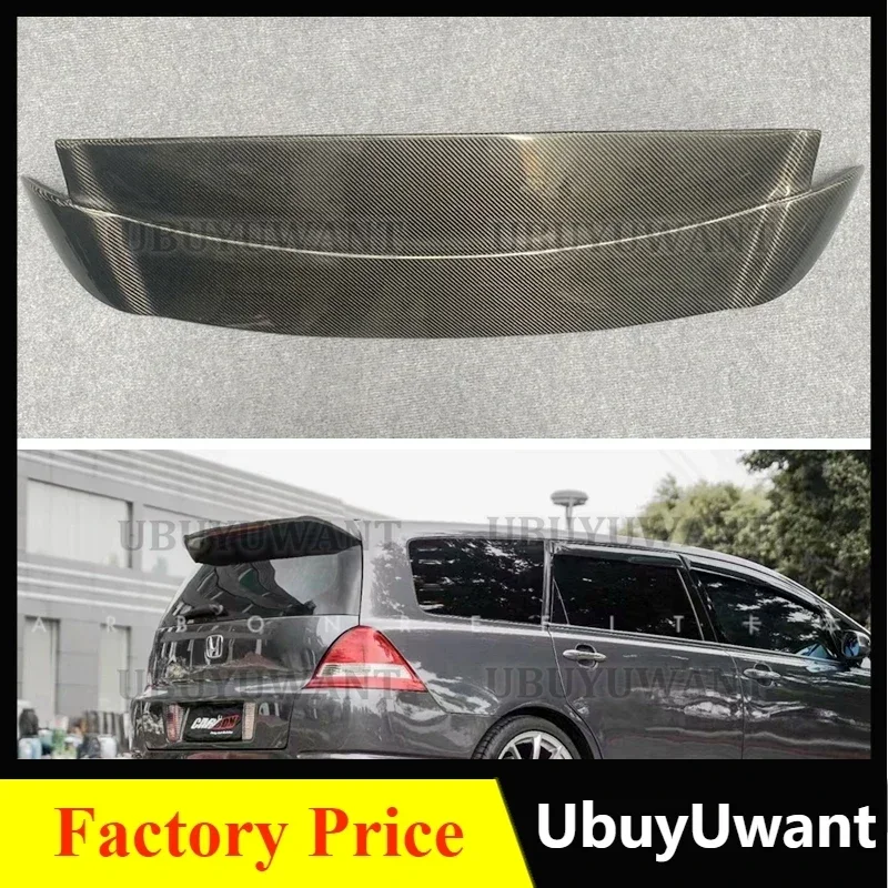 For RB1 Carbon Spoiler 2005 2006 2007 2008-2009 For Honda Odyssey RB1 Real Carbon Fiber/FRP Car Rear Wing Color Rear Spoiler