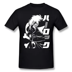 Space Pirate Captain Harlock Tshirts Big Size O-neck Cotton Custom Short Sleeve Men Tees Harajuku Streetwear